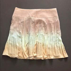 Ann Taylor Ombre Pleated Skirt size 8
